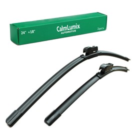 CalmLumix 24" + 18" Windshield Wiper Blades Replacement for Mazda CX-5 (2016-2024) & CX-9 (2016-2023) - OEM Quality, Top Lock Design (Pack of 2)