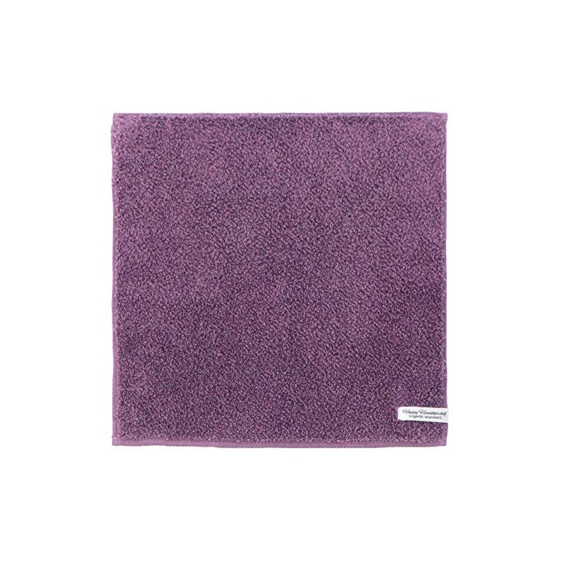 Happy Hankachi Organic Lilac Made in Japan Imabari Soft 100%