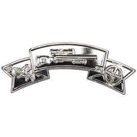 Sniper Qualification Pin (Polished Silver) - Sniper Pin - SWAT Sniper Tab - Police Sniper