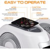 Zakle Under Desk Elliptical Machine, Electric Elliptical Training Machine for