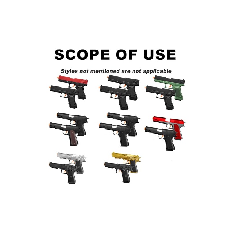 2Pack M1911 EVA Soft Foam Ejection Toy Blaster, Shooting with
