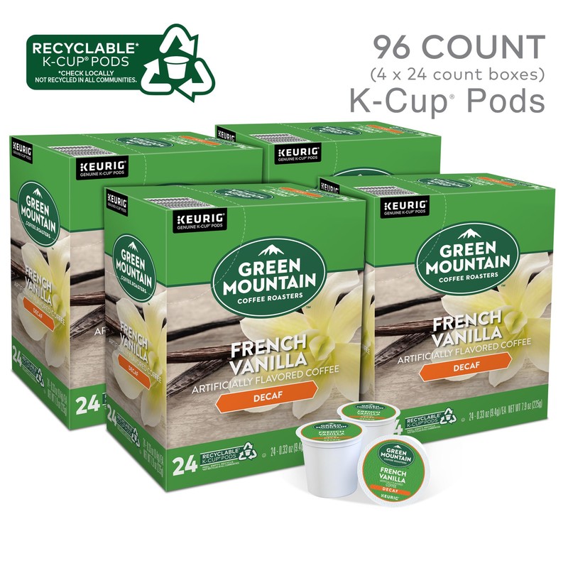Green Mountain Coffee Roasters French Vanilla Decaf Keurig Single-Serve K-Cup