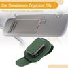X AUTOHAUX Car Sunglasses Clip Universal Sun Visor Sunglasses Holder