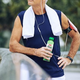 OKF Aloe Vera Half Organic and Half Farmers Sugar free - Healthy Edition, Aloe Vera Juice with Chewable Aloe Pulp 16.9 Fluid Ounce (Organic and Sugar Free, 10)