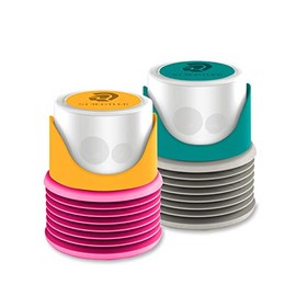 STAEDTLER 513 007-S Double Sharpener Stand with Folding Bellows Container 1 Sharpener