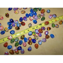 Murano blown Glass Egg Easter spring bunny art Kegel yoni Miniature marble ball