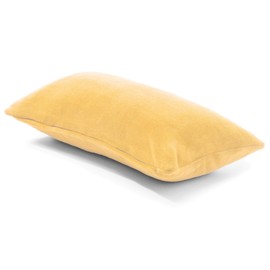 CelinaTex Xanio Decorative Cushion with Inner Cushion, Coral Fleece Sofa Cushion, Microfibre Cuddly Pillow, 40 x 80 cm, Beige