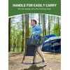 TIMBER RIDGE Folding Oversized Rocking Camping Chair, 400lbs Capacity Portable