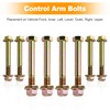 Front Control Arm Bolts Compatible with Jeep Cherokee XJ 1984-2001,