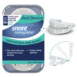 Snoreeze Anti Snoring Oral Device - Adjustable mouthguard, Snore Stopper Mouthpiece, Sleep aid to Reduce snoring & Sleep Apnoea for Men & Women