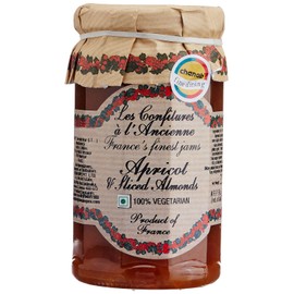 Albaricoque Almendra Jam Andresy todos los Francés naturales Jam Pure caña de azúcar 9 oz Jar Confitures a l 'ancienne, uno por Les Confitures a l 'ancienne