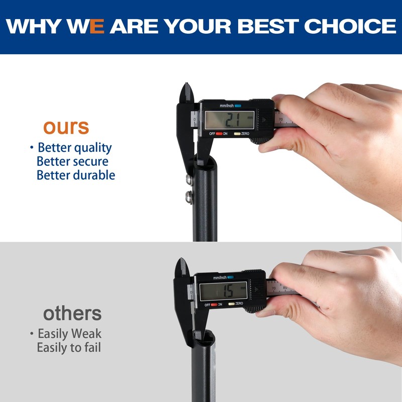 Wonderdriver Lockable Roof Rack Cross Bars 220lb Compatible with 2014-2019