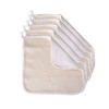 Paradiso 5pk Soft-Weave Wash Cloths, White