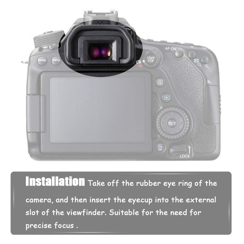 EOS 6D MarkⅡ Viewfinder Eyepiece Eyecup for Canon EOS MarkⅡ/Ⅰ