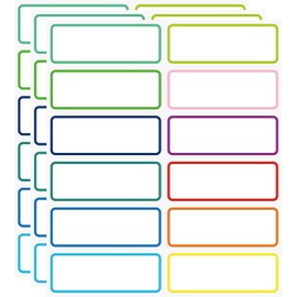 SVNOOC Reusable Dry Erase Labels Sticky Notes for Storage Containers Organise Waterproof Removable Stickers for Kitchen Office School All-Purpose Use 36 Pieces (1.25 x 3.5 Inches)