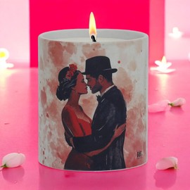 SUBLIMART: Love.ly - Soy Wax Candle 'Embracing Love' (Ocean Rose)