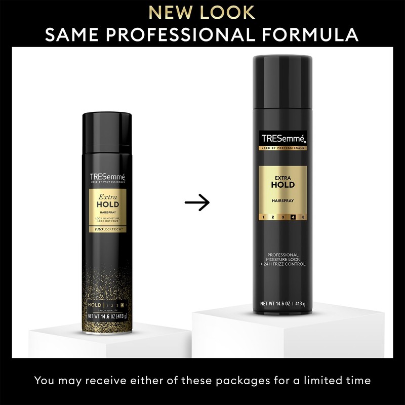 TRESemmé Hairspray, Extra Hold, 2-Pack – Moisturizing Hair Spray, Anti-Frizz