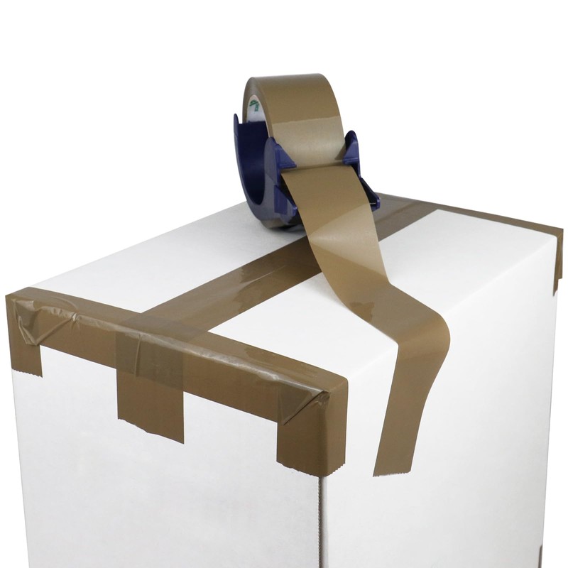 BOMEI PACK Brown Packing Tape, 3 Rolls for 1.88 inches