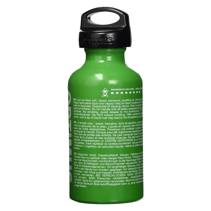 Optimus Fuel Bottle with child-safe screw cap