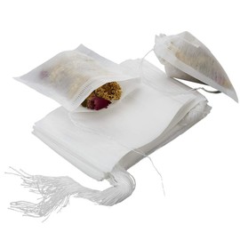 TamBee Paquete de 400 bolsas desechables para filtro de té, infusores de té vacías de muselina con cordón, bolsas de té sueltas con cordón (400, 2.75 x 1.97 pulgadas)