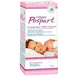 Pospart Protegeslips Tocológico 100% Algodón 24 Uds
