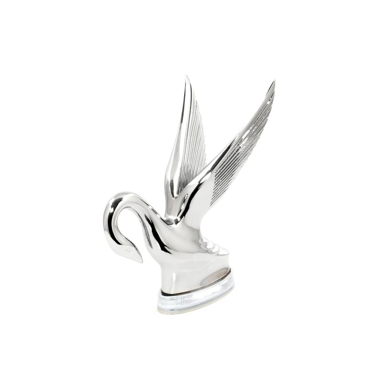 GG Grand General 47996 Chrome Classic Swan Hood Ornament with
