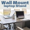 ZDL Adjustable Desk Side Laptop Holder, Desk Side Hanging Laptop