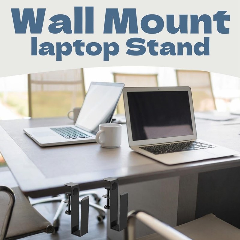 ZDL Adjustable Desk Side Laptop Holder, Desk Side Hanging Laptop