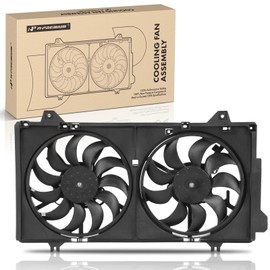 A-Premium Engine Radiator Cooling Fan Assembly Compatible with Select Mazda Models - 6 2014-2020 - Replace# PE1115210, PE1215150A