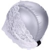 Swim Cap, Women's, Swimming Cap, Lace, PU, Floral Pattern, For