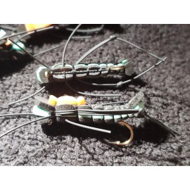 IDYLWILDE DRY FLIES SIZE 6 HOPPER BLACK BLT IDYLWILDE FLY FISHING COMPANY
