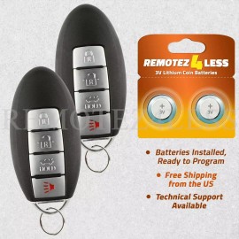 Remotez4less 2pc New Smart Keyless Remote Smart Prox Intelligent Key Fob For Infiniti Nissan