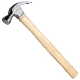 8.8 Ounce Claw Hammer,Forged Carbon Steel Head Small hammer Wood Hammer Solid wood handle claw hammer for Home Repair& DIY