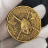 Battle-Axe Helmet Norse Compass Viking Heritage Commemorative Challenge Coin (Pack