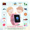 Retysaz Smartwatch Kinder, Spiele, Telefon für Mädchen und Jungen (Pink)