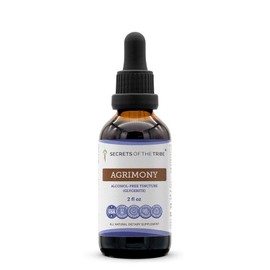 Secrets of the Tribe Agrimony Tincture Alcohol-Free Extract Agrimonia Eupatoria Supports Liver Health 2 oz (56.7 g), 1 count / Secrets of the Tribe Agrimony 팅크 알코올 프리 추출물 Agrimonia Eupatoria 간 건강 증진 56.7g(2온스), 1개