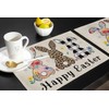 Easter Placemats for Dining Table Rabbit Easter Bunny Placemat Set