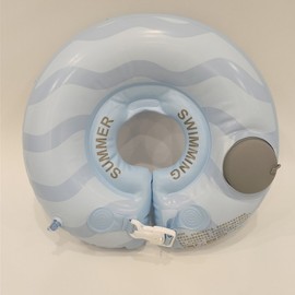 Newborn Baby Neck Float & Swim Ring - Moon Collar for Home Use (LF537) Free Size / Press Inflatable Collar Blue 10ea