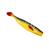 PetrisCatch Set of 4 Perch Rubber Fish + 4 Steel