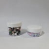 White cap empty cosmetic bottle cream container 10g / 화이트캡 화장품공병 크림용기 10g