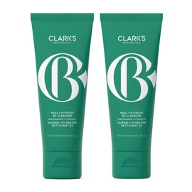 Clark's Botanicals Heal + Hydrate B3 Cleanser, Daily Deep Clean Niacinamide Face Wash with Vitamin C, 4 Oz (Pack of 2)