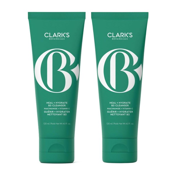 Clark's Botanicals Heal + Hydrate B3 Cleanser, Daily Deep Clean