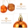 OHPHCALL Fillable Christmas Baubles 48pcs Large Red Christmas Tree Decorations