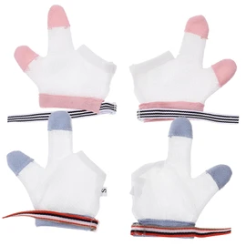 Healeved 2pairs Finger Sucking Stop Gloves for Comfortable Nail Biting Prevention Guard for Home and Outdoor Use