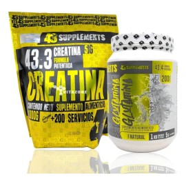 Creatina Y Glutamina De 1 Kg 200 Servicios 43 Supplements