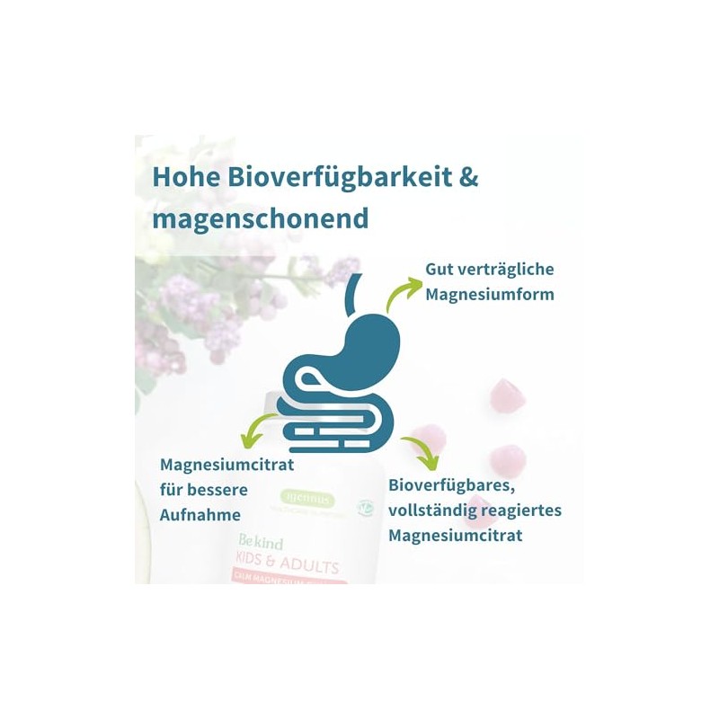 Igennus High Dose Calm Magnesium Gummies with L-Theanine & B6