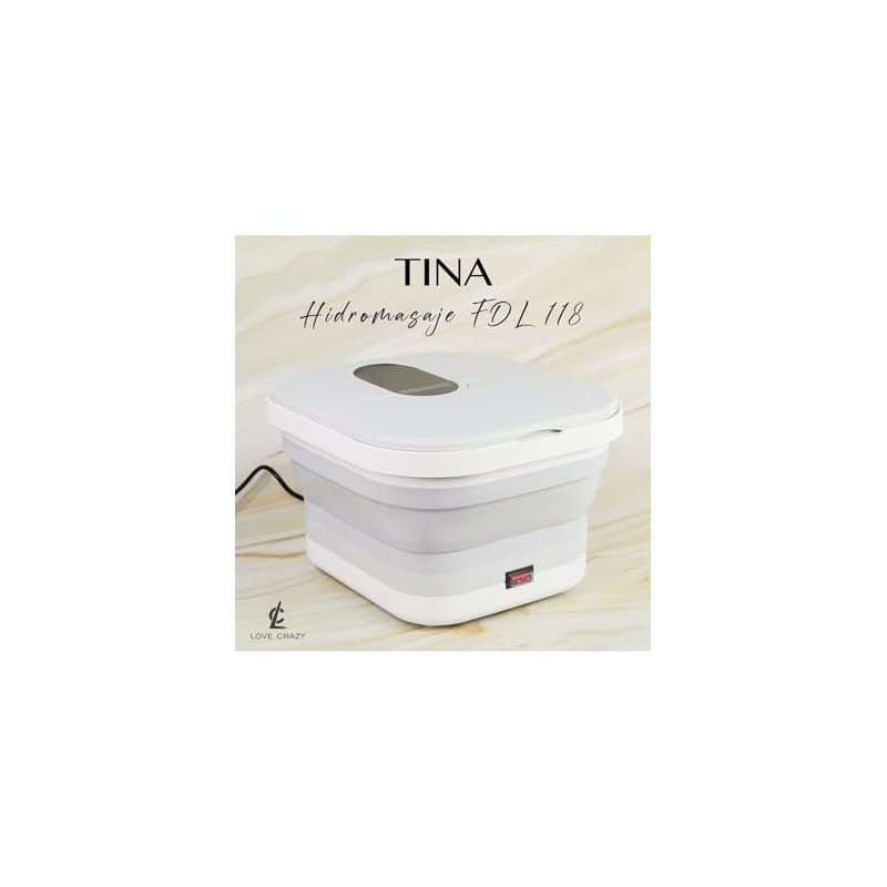 TINA Hidromasaje Para Pies Eléctrico Plegable FDL-118, con Burbujas y