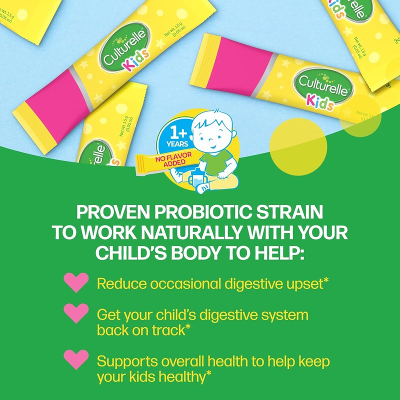Culturelle Probiotics for Kids Packets, 30 Count