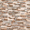 MSI Taos Interlocking Glass Mesh-Mounted Mosaic Tile for Kitchen Backsplash,