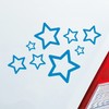 Hellweg Druckerei Car Sticker Stars Fun Sticker Rear Window Sticker